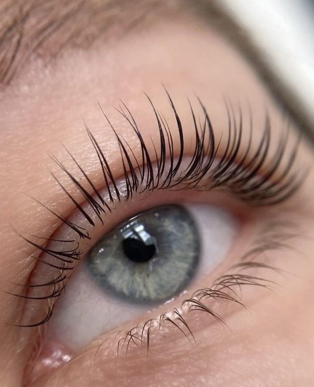 Lash Lamination and Tinting Service in Marburg - Beautiful curl, rich color, expressive eyes without mascara